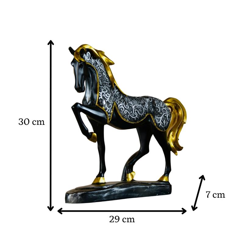 Sowpeace Resin Stallion Showpiece | Grocsy
