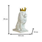Sowpeace White Lion Showpiece | Grocsy