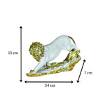 Sowpeace Resin Leaping Lion | Grocsy