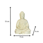 Sowpeace White Resin Buddha | Grocsy