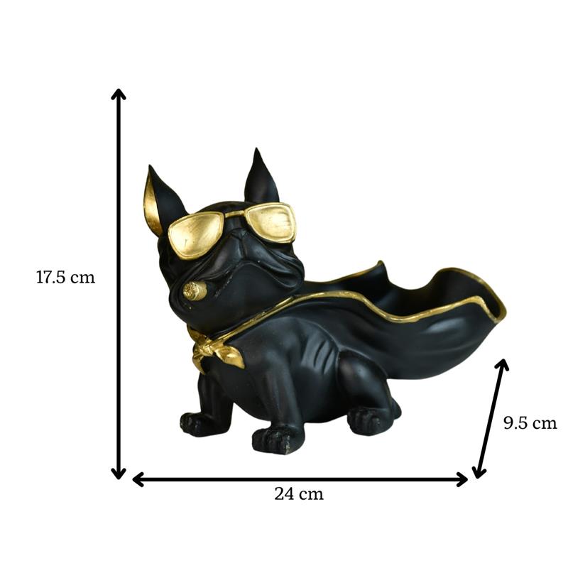 Sowpeace Resin Caped Dog Showpiece | Grocsy