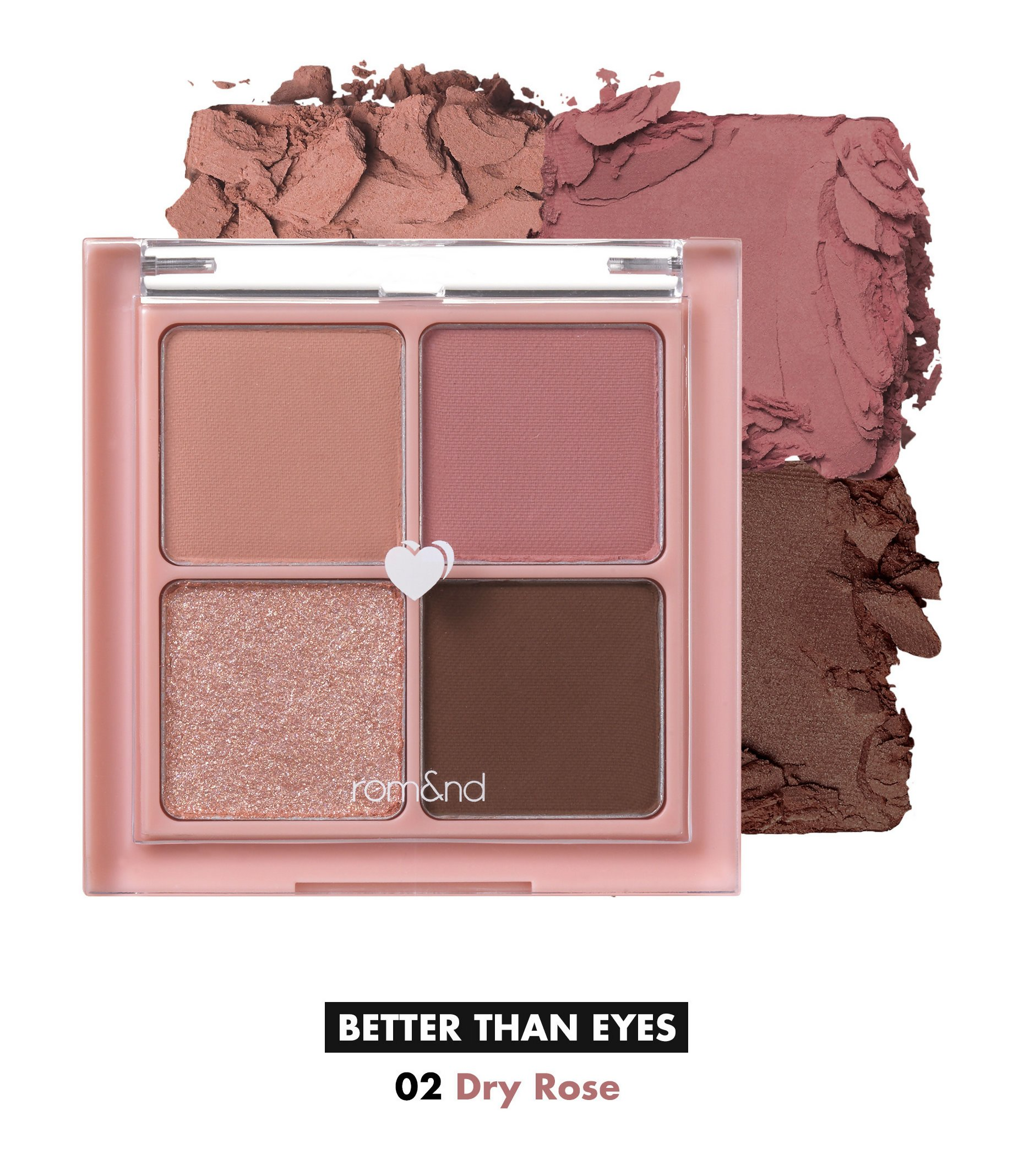 Rom&nd Better Than Eyes - 02 Dry Rose | Grocsy