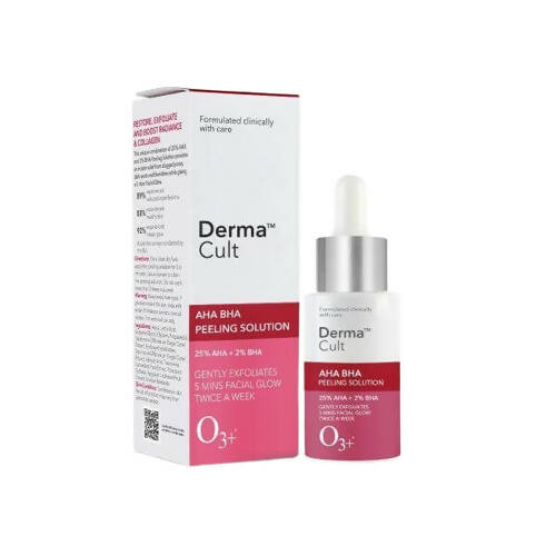 Professional O3+ Derma Cult 25% AHA + BHA 2% Peeling Solution Serum | Grocsy