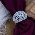 Joban Fashion Silver Brass Adjustable Ring | Grocsy
