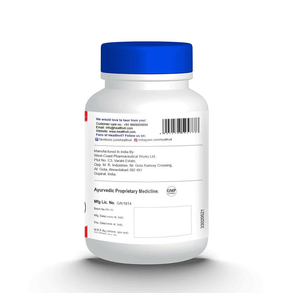 Healthvit Ashwagandha Capsules | Grocsy