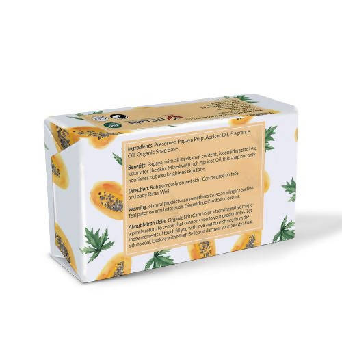 Mirah Belle Papaya Apricot Brightening Soap | Grocsy