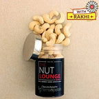 Sleek American Diamond Rakhi And Cashew Jar | Grocsy