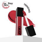 Enn Long-Lasting Liquid Lipstick With Ghee - Full Coverage & Transferproof - Sangria Red | Grocsy