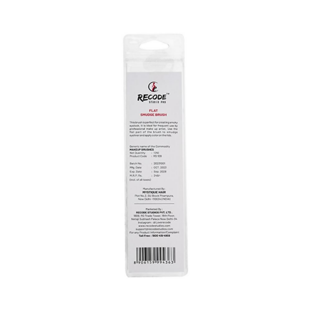 Recode Flat Smudge Brush - RS 109 | Grocsy