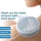 Bronson Professional Back Cleansing Scrubber Silicone Bath Brush | Grocsy