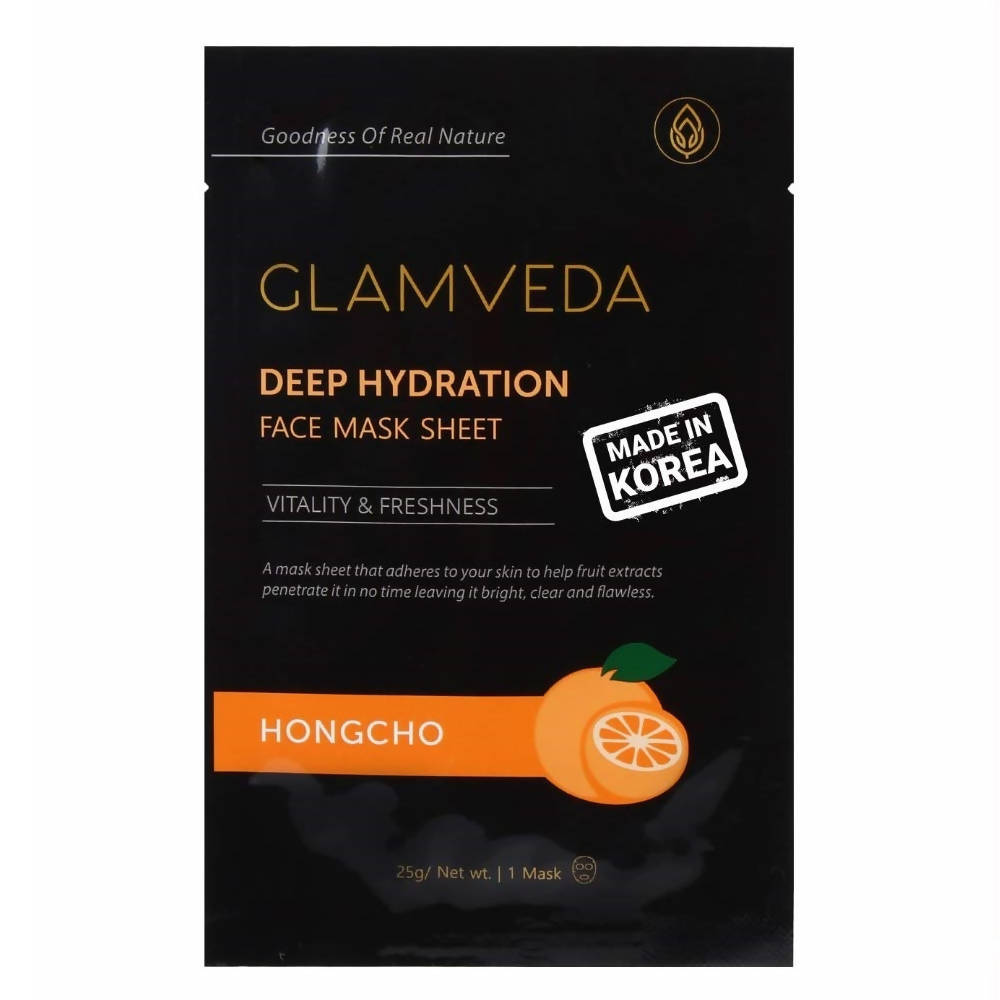 Glamveda Hongcho Anti Acne & Glow Sheet Mask | Grocsy