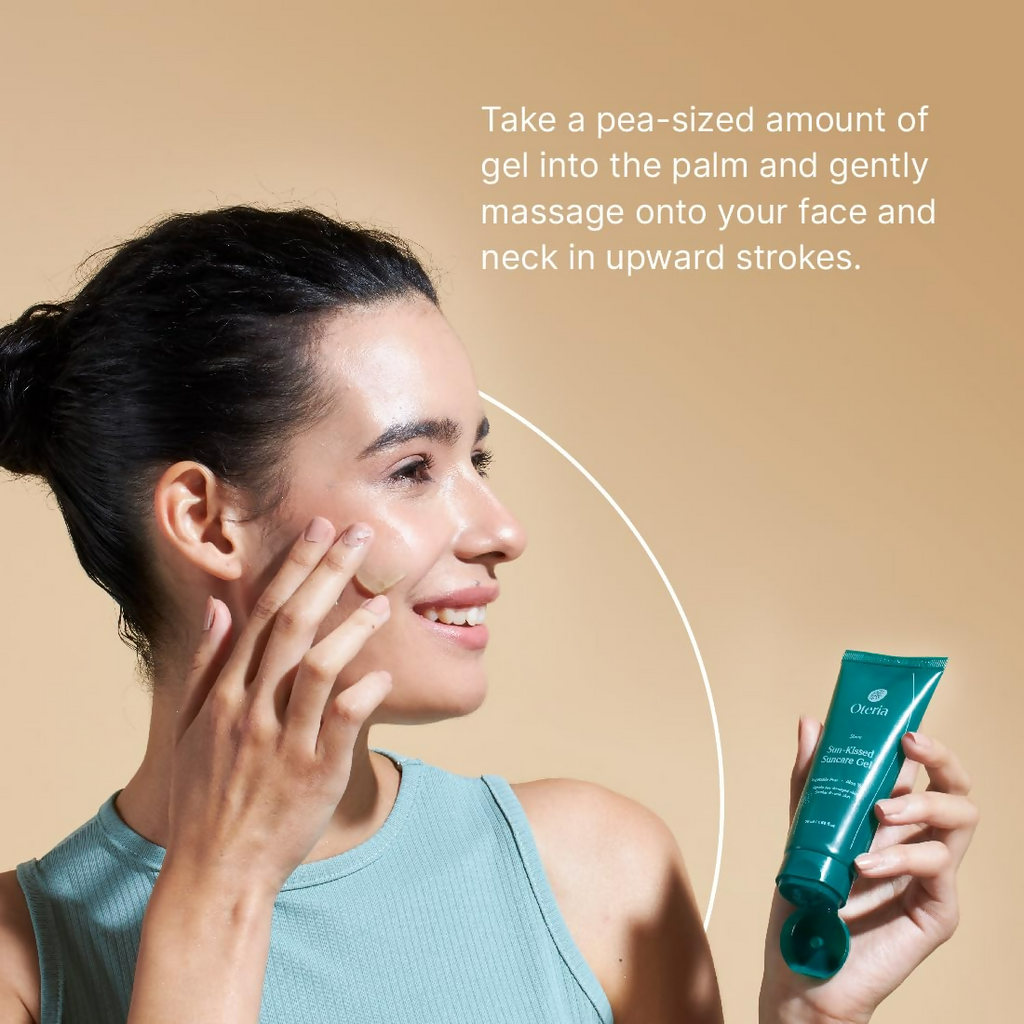 Oteria Sun Kissed Sun Care Gel For Sun Damage And Repair Skin Gel | Grocsy