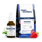 Man Matters Hair Growth Combo - Biotin Hair Gummies & Advanced Hair Serum | Grocsy