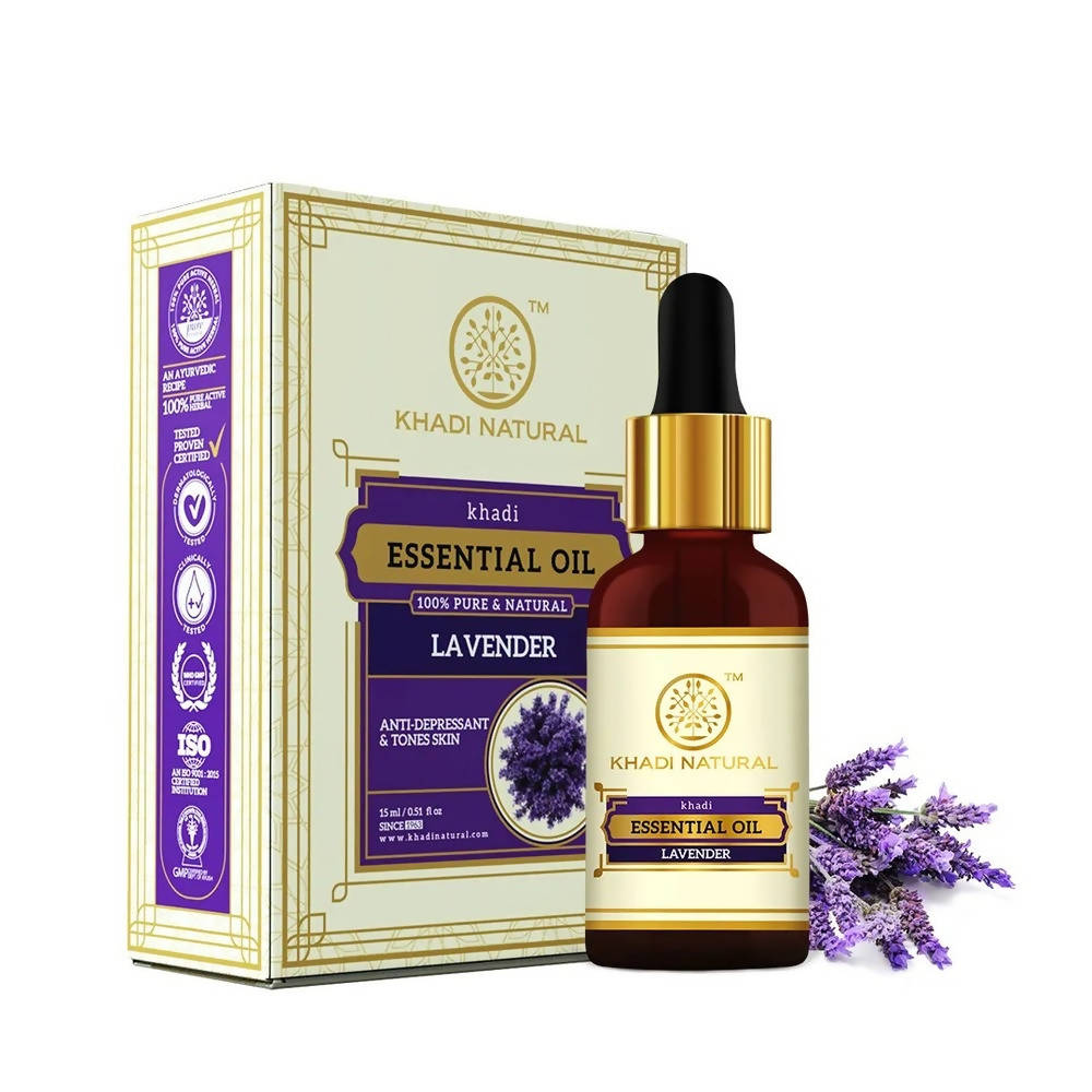 Khadi Natural Lavender Essential Oil | Grocsy