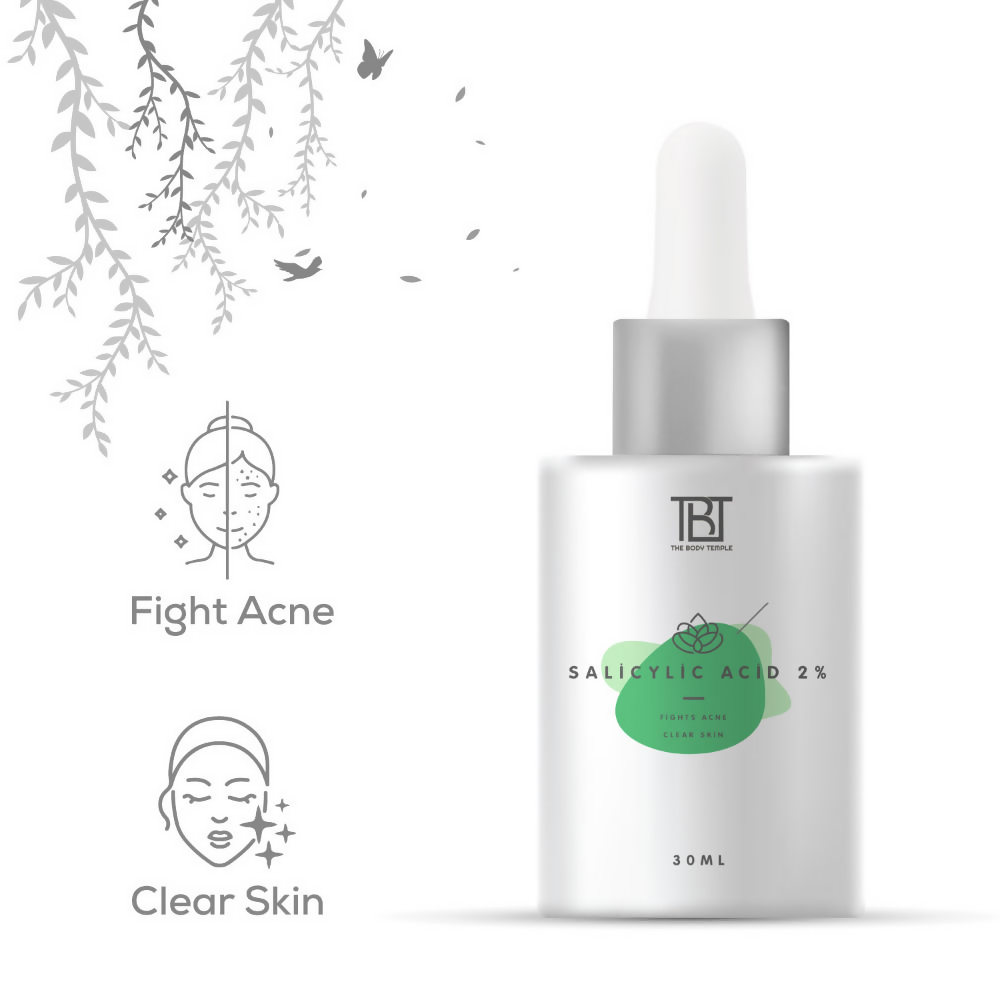 The Body Temple 2% Salicylic Acid Face Serum | Grocsy
