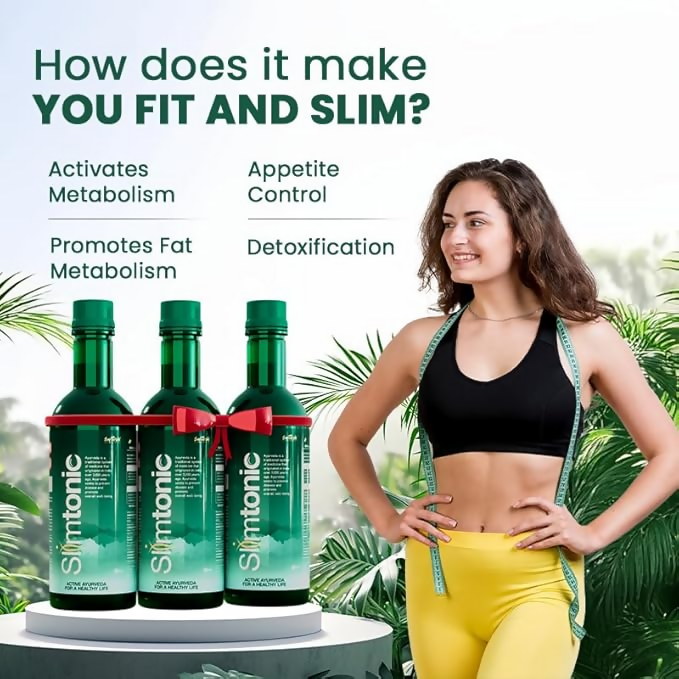 Saptarishi Slimtonic ?Natural Ayurvedic Weight Loss Tonic with 25+ Herbs for Detox & Fat Burn | Grocsy