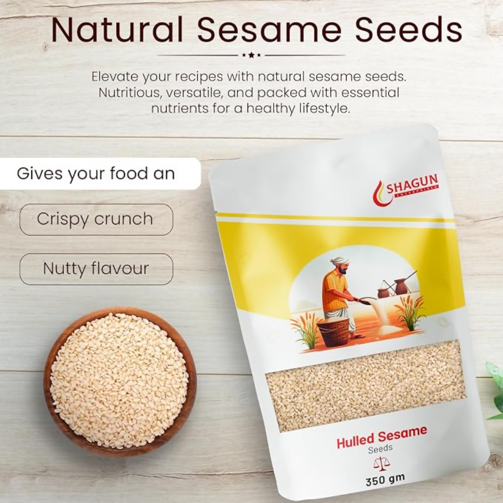 Shagun Hulled Sesame Seeds | Grocsy