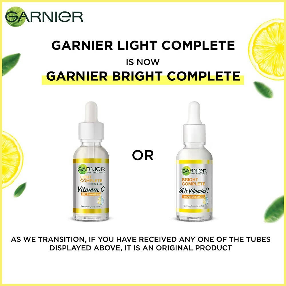 Garnier Bright Complete Vitamin C Serum And Wrinkle Lift Anti Ageing Cream | Grocsy