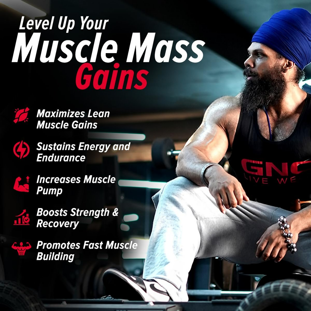 GNC AMP XXX Mass Gainer Boosts Lean Muscle Gains Flavour Vanilla | Grocsy