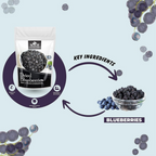 Nature Yard Blueberry Dried Without Sugar | Grocsy