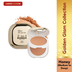 Blue Heaven 2-In-1 Matte + Pearl Compact Powder - Honey | Grocsy