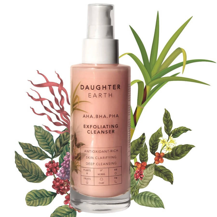 Daughter Earth AHA.BHA.PHA Exfoliating Cleanser | Grocsy