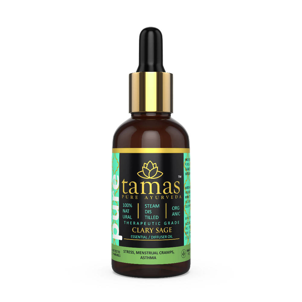 Tamas Pure Ayurveda Organic Clary Sage Essential Oil | Grocsy
