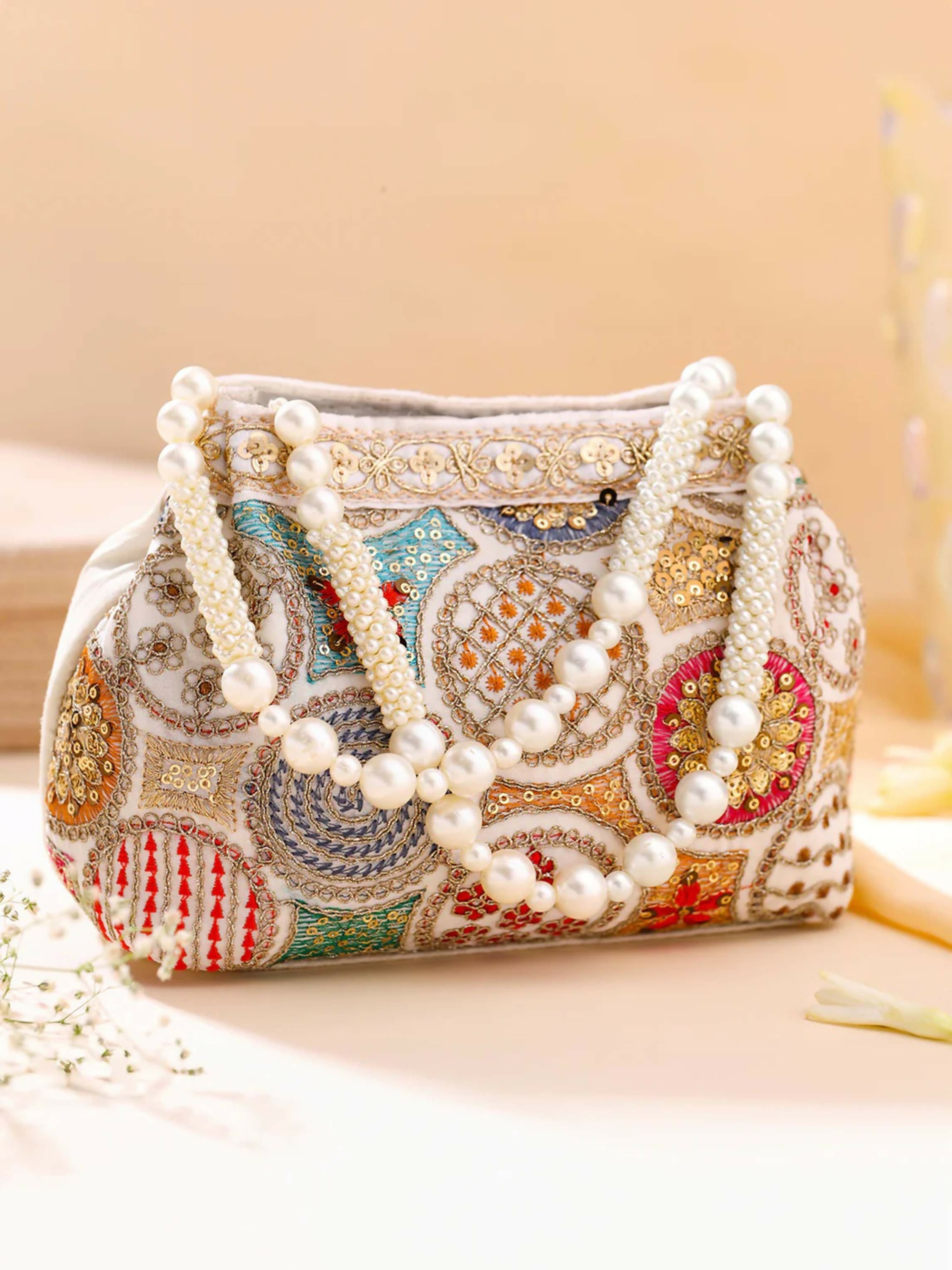 Joban Fashion Traditional Potli Handbags - Multicolor | Grocsy