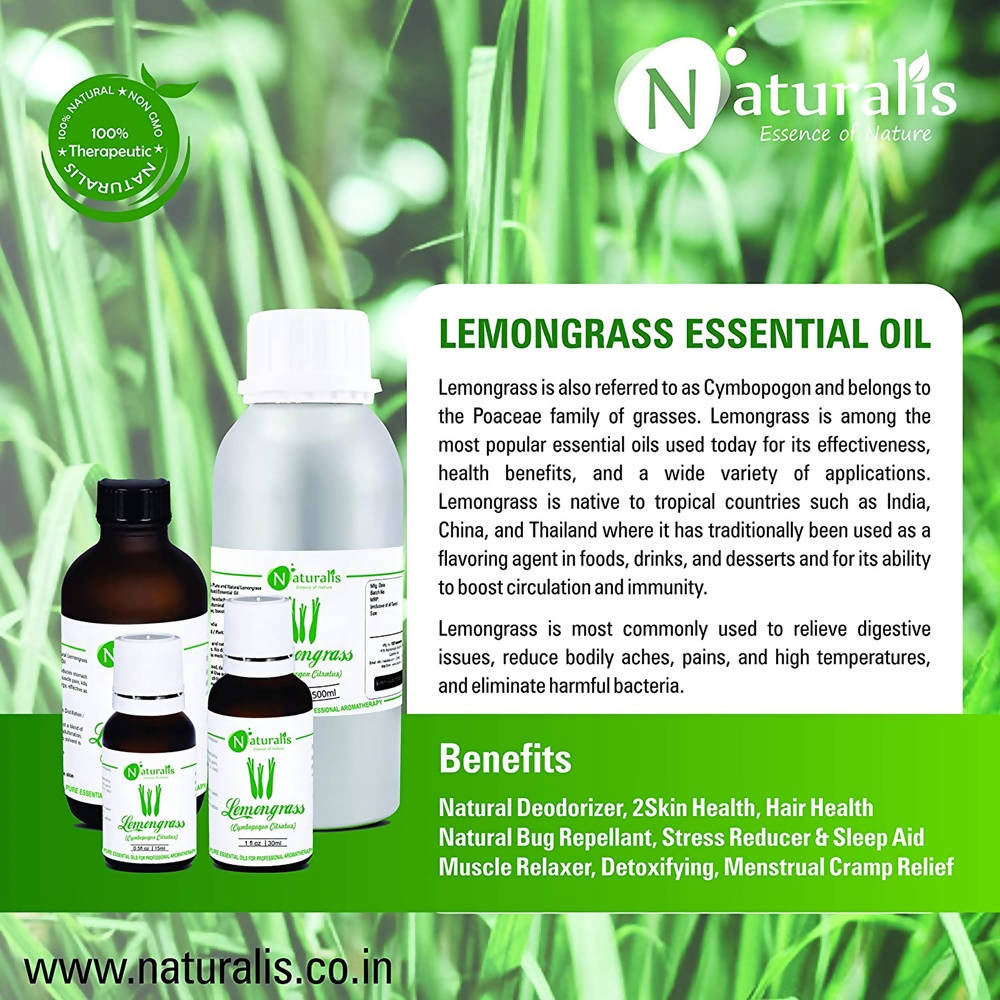 Naturalis Essence of Nature Lemongrass Essential oil | Grocsy