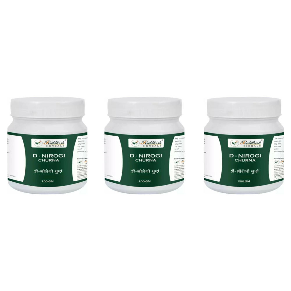 Riddhish Herbals D - Nirogi Churna | Grocsy