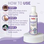 Babyorgano Soothing Baby Massage Oil | Grocsy