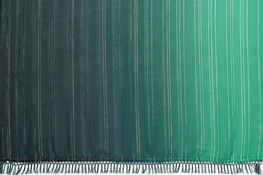 Vamika Georgette Sequence Work Green & Dark Green Bollywood Style Saree | Grocsy