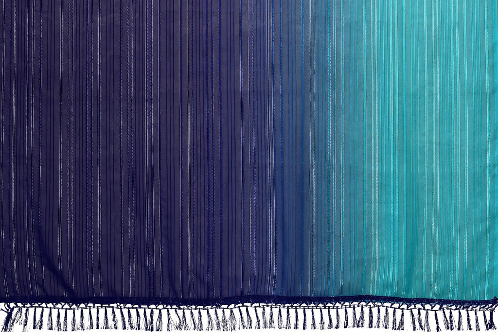 Vamika Georgette Sequence Work Rama & Blue Bollywood Style Saree | Grocsy
