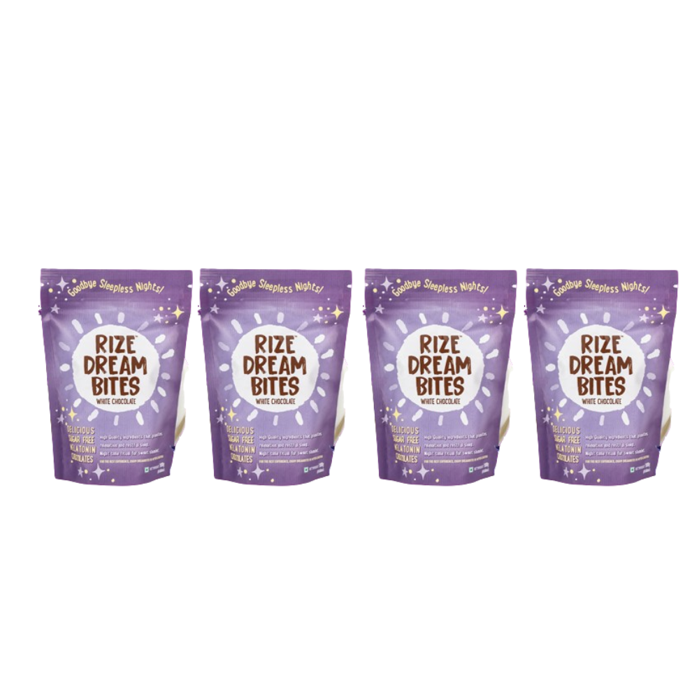 Rize Energy Bar Dream Bites - White Chocolate | Grocsy