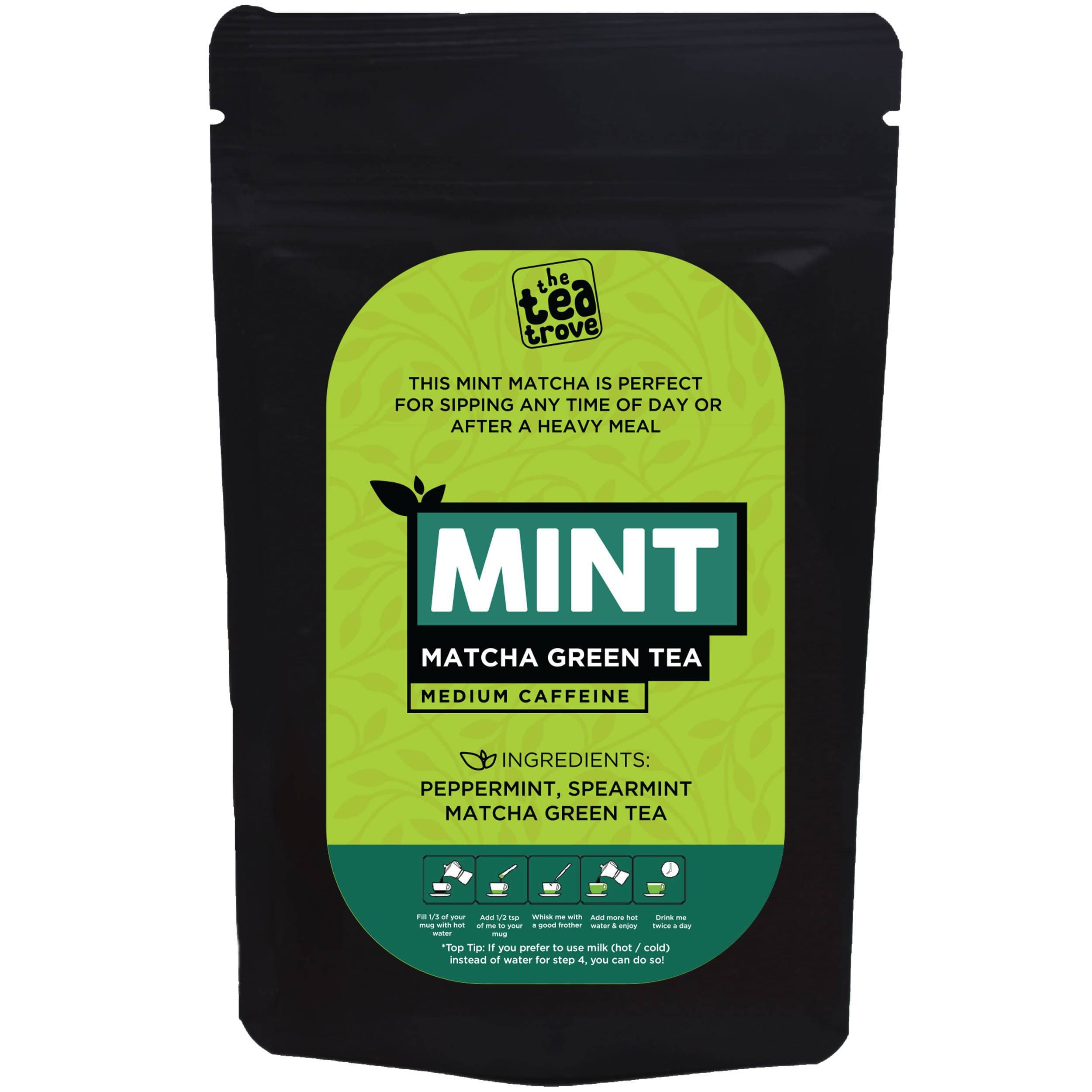 The Tea Trove - Mint Matcha Green Tea | Grocsy