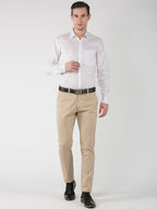 RIAG White Men's Full Sleeves White Shirt | Grocsy