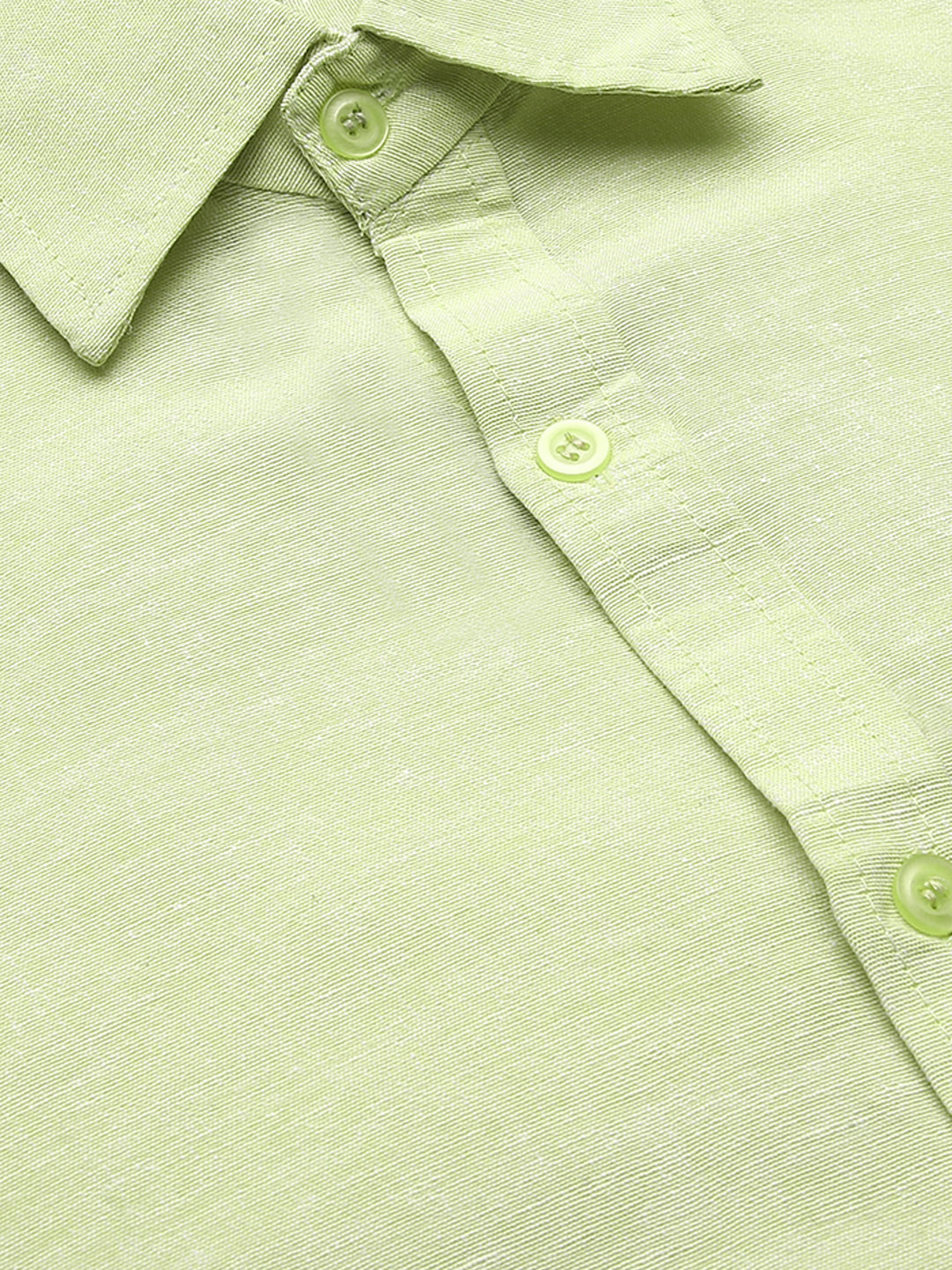 RIAG Green Men's Full Sleeves Solid Shirt | Grocsy