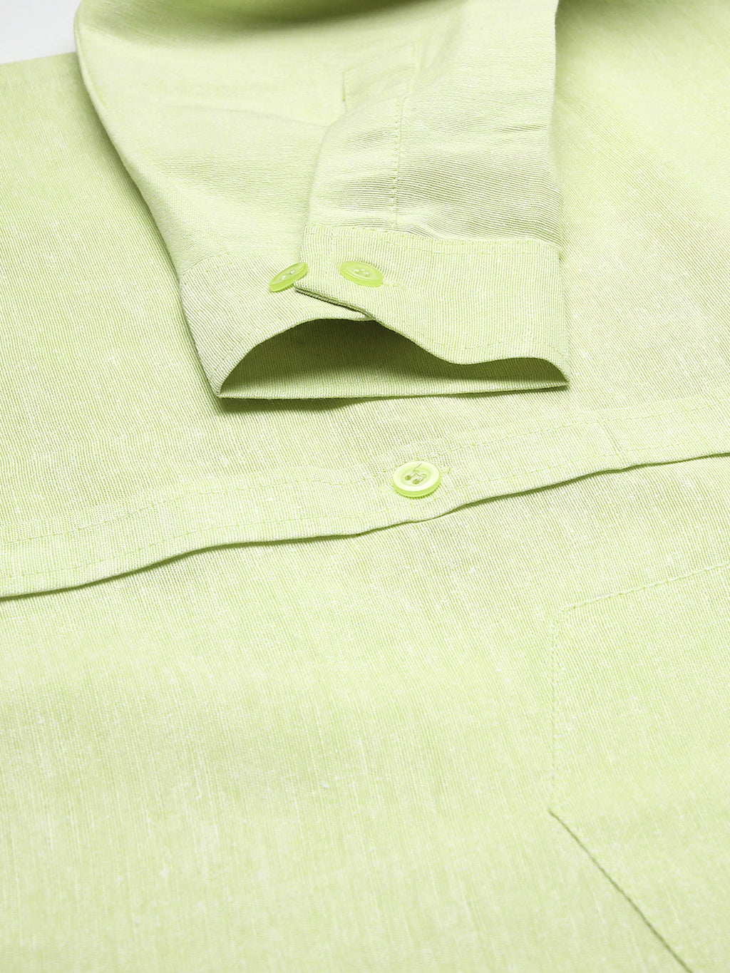 RIAG Green Men's Full Sleeves Solid Shirt | Grocsy