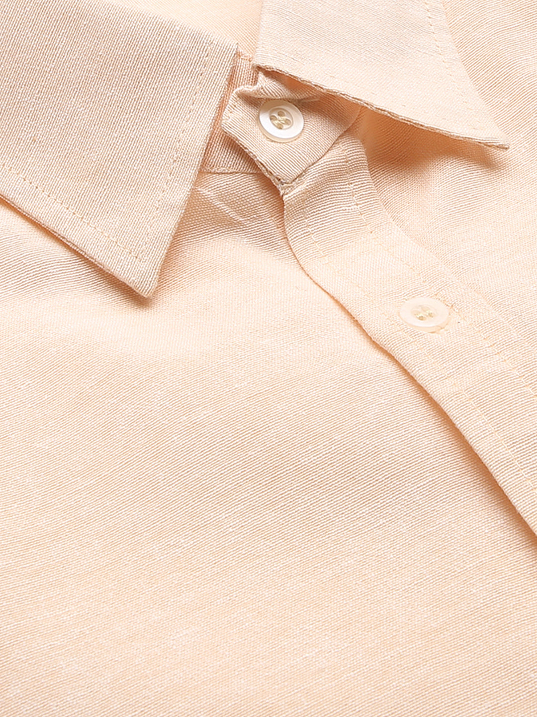 RIAG Beige Men's Full Sleeves Solid Shirt | Grocsy