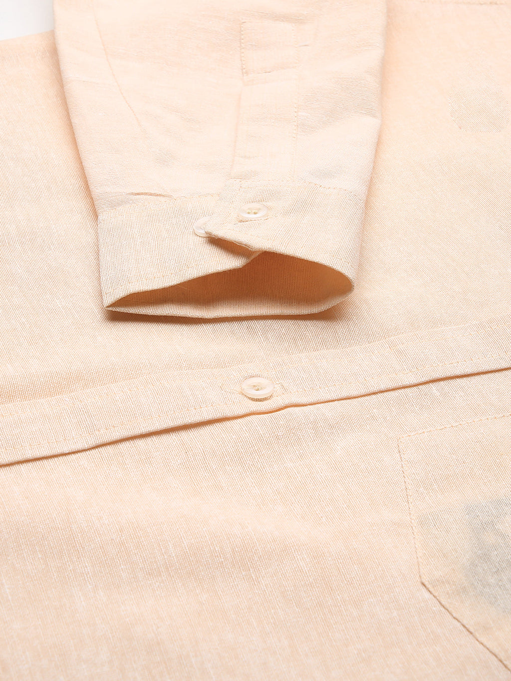 RIAG Beige Men's Full Sleeves Solid Shirt | Grocsy