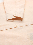 RIAG Beige Men's Full Sleeves Solid Shirt | Grocsy