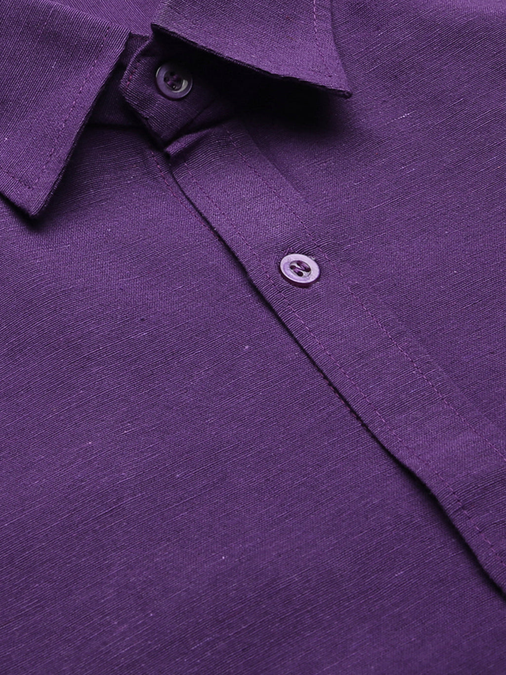 RIAG Purple Men's Full Sleeves Solid Shirt | Grocsy