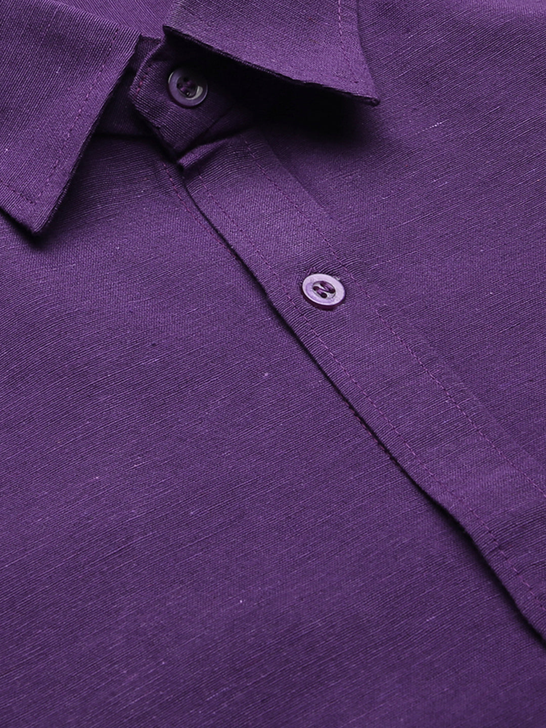 RIAG Purple Men's Full Sleeves Solid Shirt | Grocsy