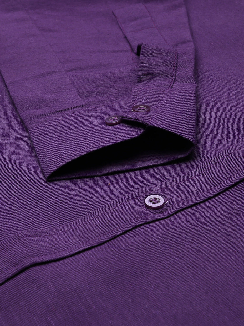 RIAG Purple Men's Full Sleeves Solid Shirt | Grocsy