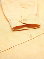 RIAG Beige Men's Full Sleeves Solid Shirt | Grocsy