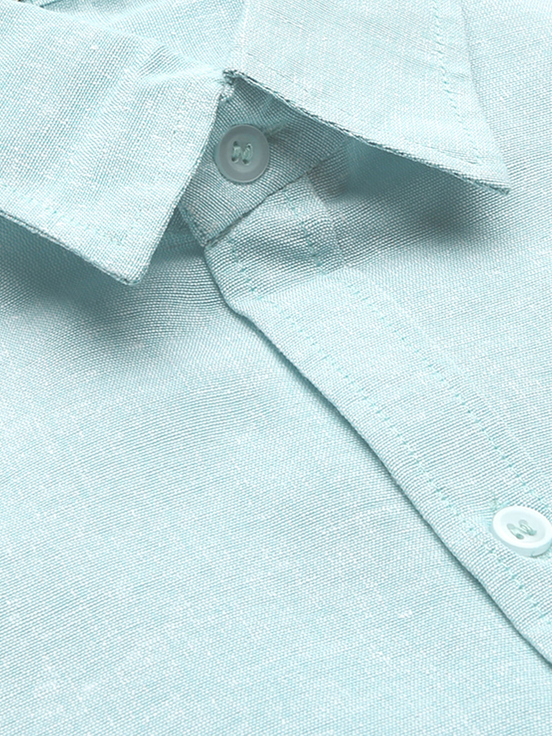 RIAG Light Blue Men's Full Sleeves Solid Shirt | Grocsy
