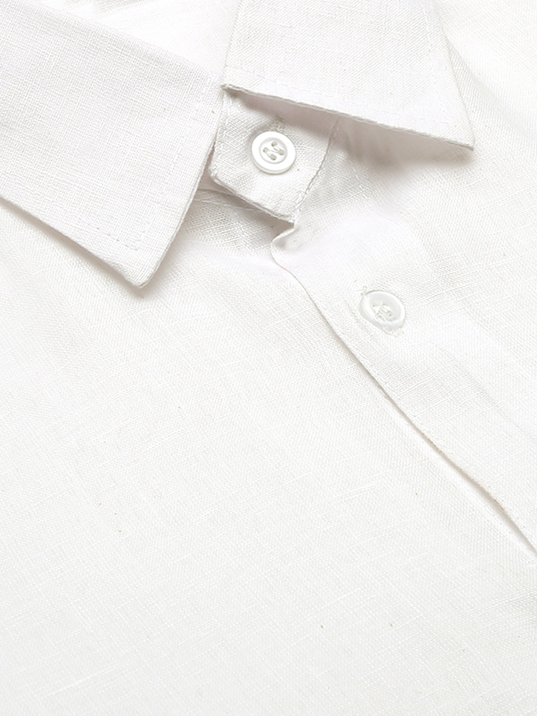 RIAG White Men's Full Sleeves Solid Shirt | Grocsy
