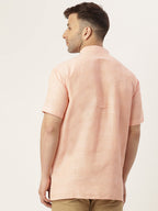 RIAG Men's Orange Cotton Short Ethnic Kurta | Grocsy