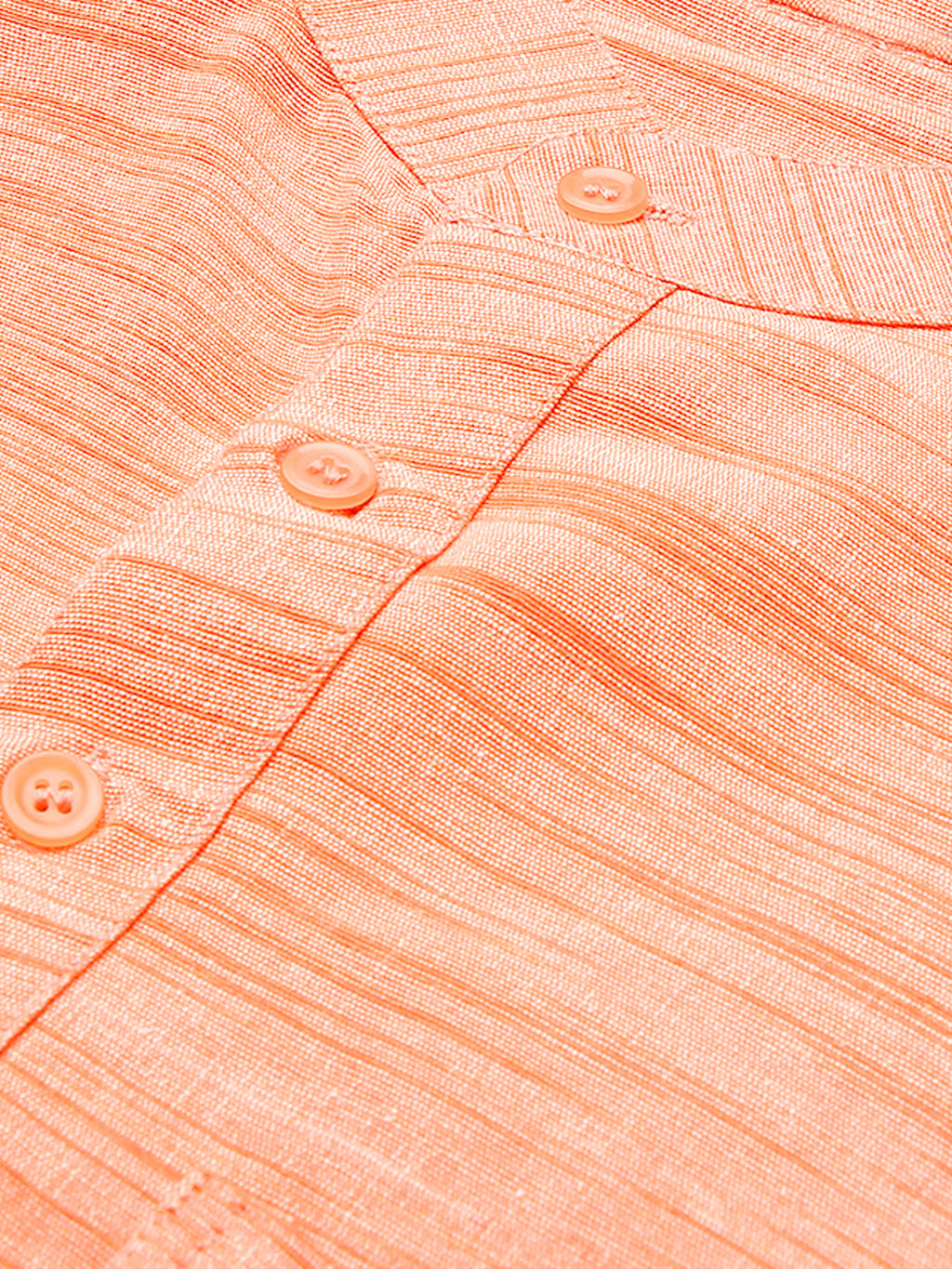 RIAG Men's Orange Cotton Long Ethnic Kurta | Grocsy