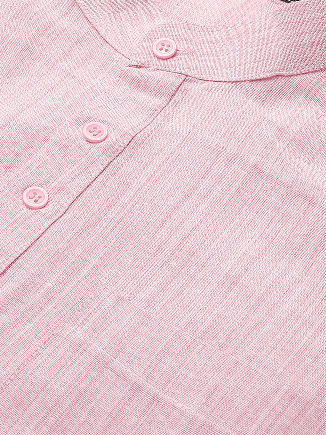 RIAG Men's Pink Cotton Long Ethnic Kurta | Grocsy